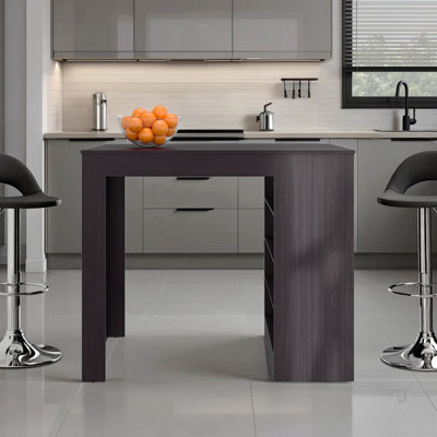 Îlot de cuisine, 4 tablettes