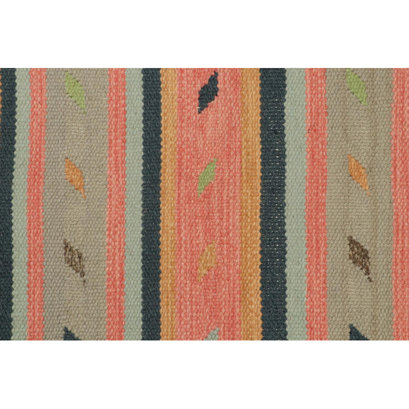Hand Knotted Wool Area Rug in Red