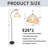 Black Floor Lamp Iron Base With E26 Warm Light Bulb