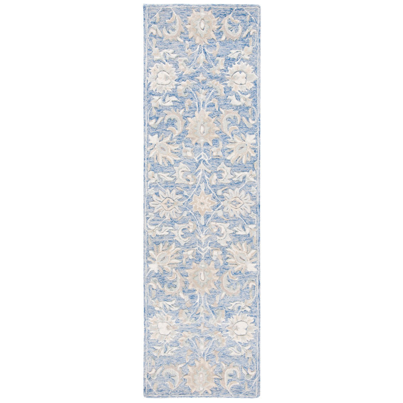 Esponga Hand Tufted Wool Oriental Rug, Runner 2'3" x 8'