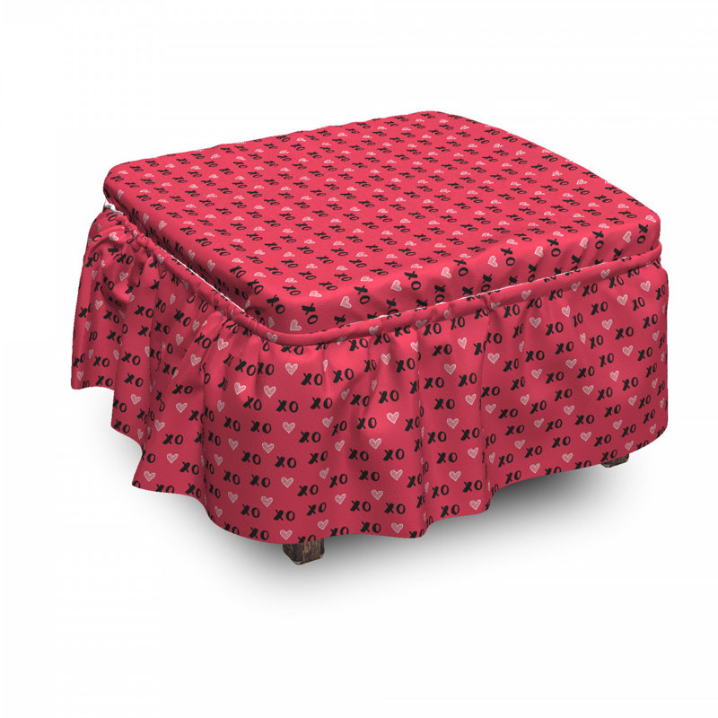 Housse pour repose-pieds Love Kiss
