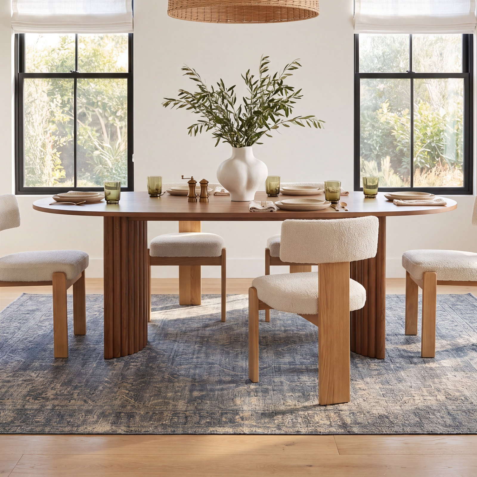 Charli 92" Oak Dining Table