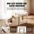 Pet Bunk Bed with Stairs Dog/Cat Window Perch Sleeper Couch Medium Size-1172764149