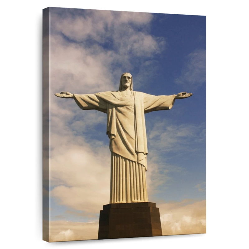 Statue du Christ Rédempteur, Aime, Brésil, H 12 po x l 8 po