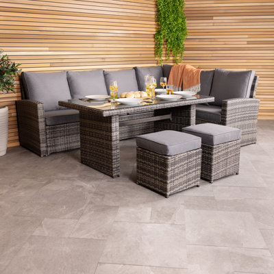 Anthony 6 Seater Dining Set with Cushions