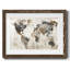 Carte antique encadrée sur papier-259527094-259527092