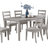 Crimea 6 - Person Four Leg Dining Set-249221017