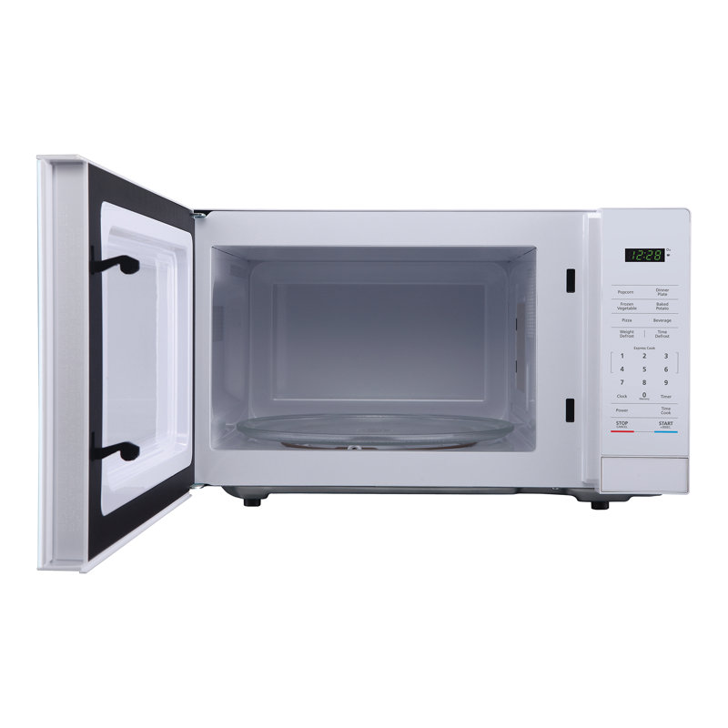Magic Chef 1.1 Cubic Feet 1000 Watt Countertop Microwave, White