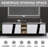 Haidyn 83.3 " W Wall Mounted Wall Mounted 2 Double Vanity Bathroom Vanity With Ceramic Top