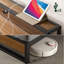 Cara Platform Bed Frame with Wood Slatted Headboard and USB Charge-652986266