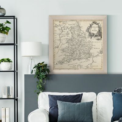 " Map Of England & Wales "