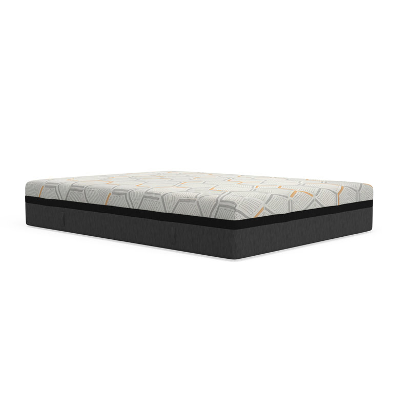 Très grand matelas de refroidissement en gel 14 po avec support de bord et mousse Air Ridge pour une pause profonde