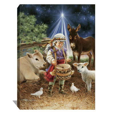 «Little Drummer Boy», art mural sur toile