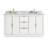 Salise 61'' Double Bathroom Vanity with Marble Top-240014887-240014882