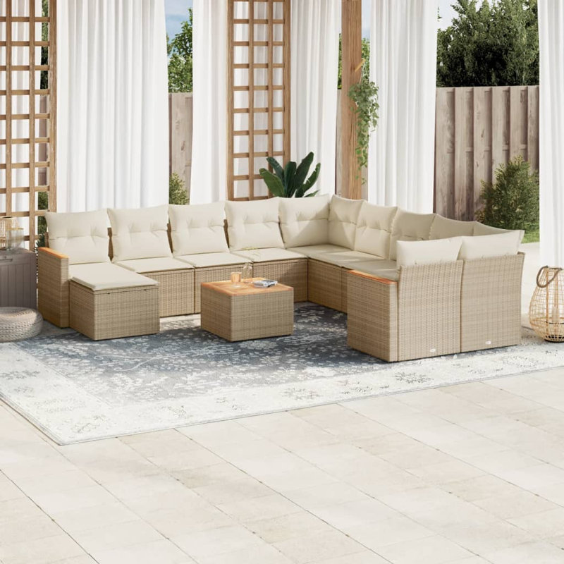 Ensemble de canapé de jardin Vidaxl