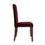Chaise en bois avec revêtement en velours côtelé-271023750