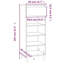 4 Pair Shoe Storage Cabinet-521124398