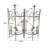 Durable Iron Trellises With Antique White Finish For Garden Decor