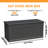 260 Gallon Large Outdoor Storage XXL Deck Box For Patio Furniture-121997961