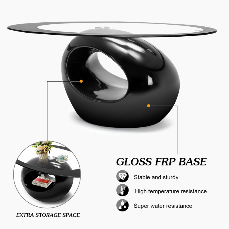 Table basse Ivy Bronx, Noir