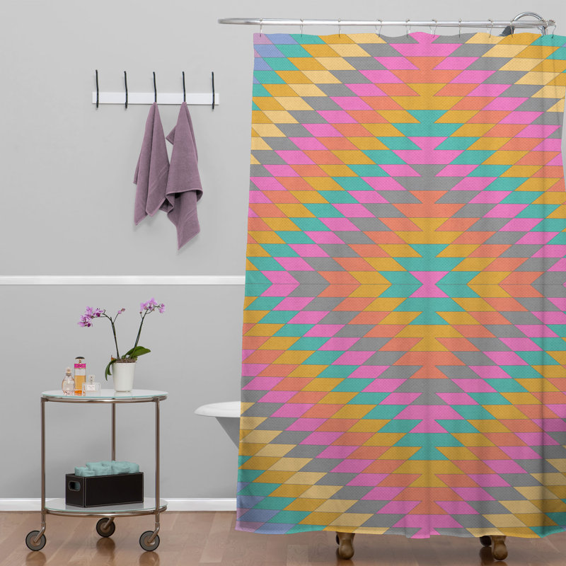 Geometric Shower Curtain
