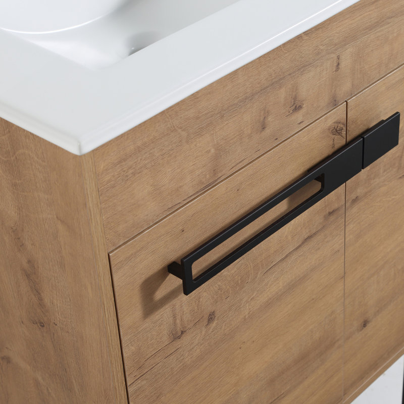 Le meuble-lavabo autoportant ou flottant de 24 pouces est optionnel. 24 * 18 - Comprend seulement le meuble-lavabo, à l'exception du lavabo