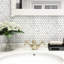 Carrione 1" Hex 10-1/4" x 11-7/8" Porcelain Mosaic Tile