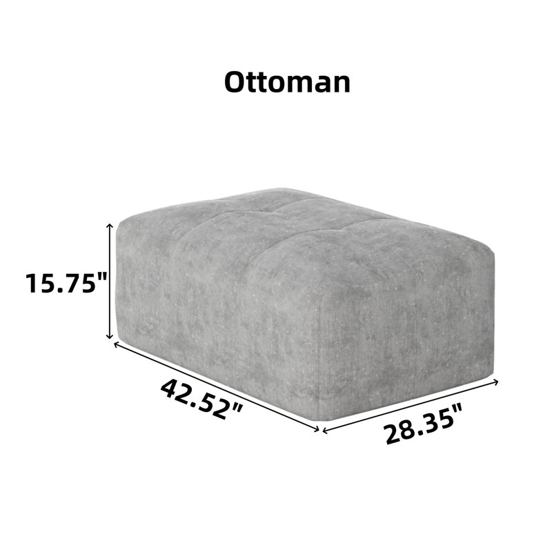 Canapé modulaire surdimensionné Modern, Beige