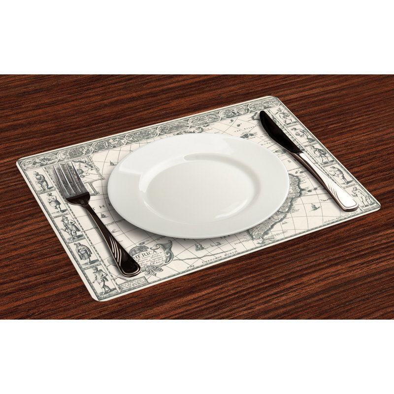 Polyester Cities & Maps Rectangle Placemat
