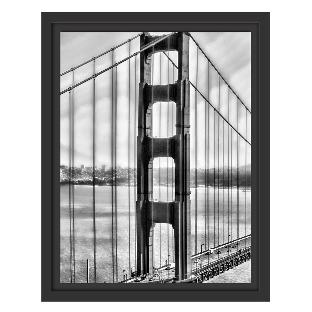 Gerahmtes Wandbild Golden Gate Bridge, San Francisco