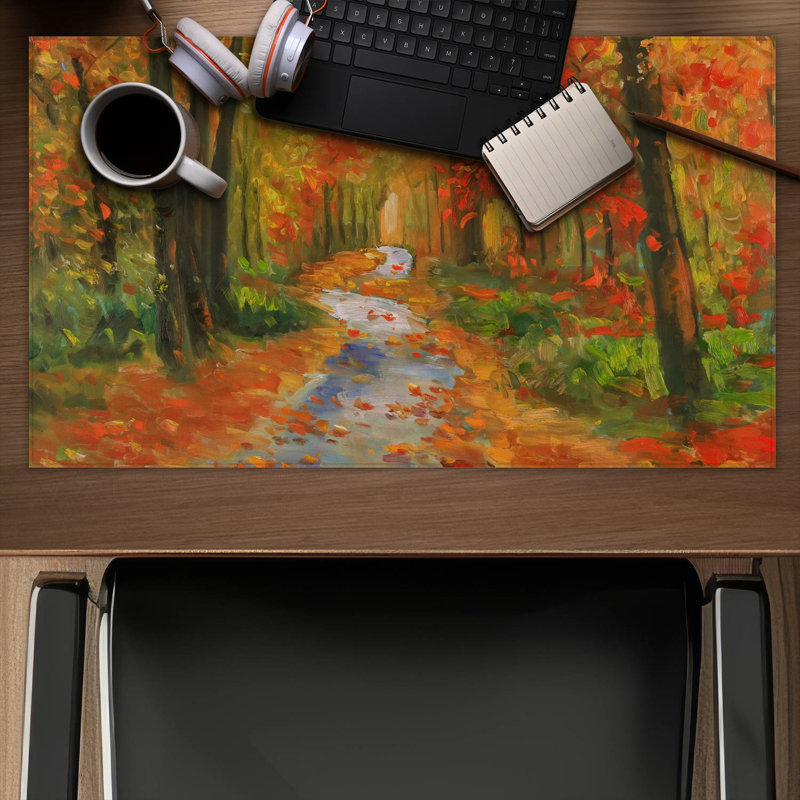 Autumn trail - 14.00"x24.25" Desk mat