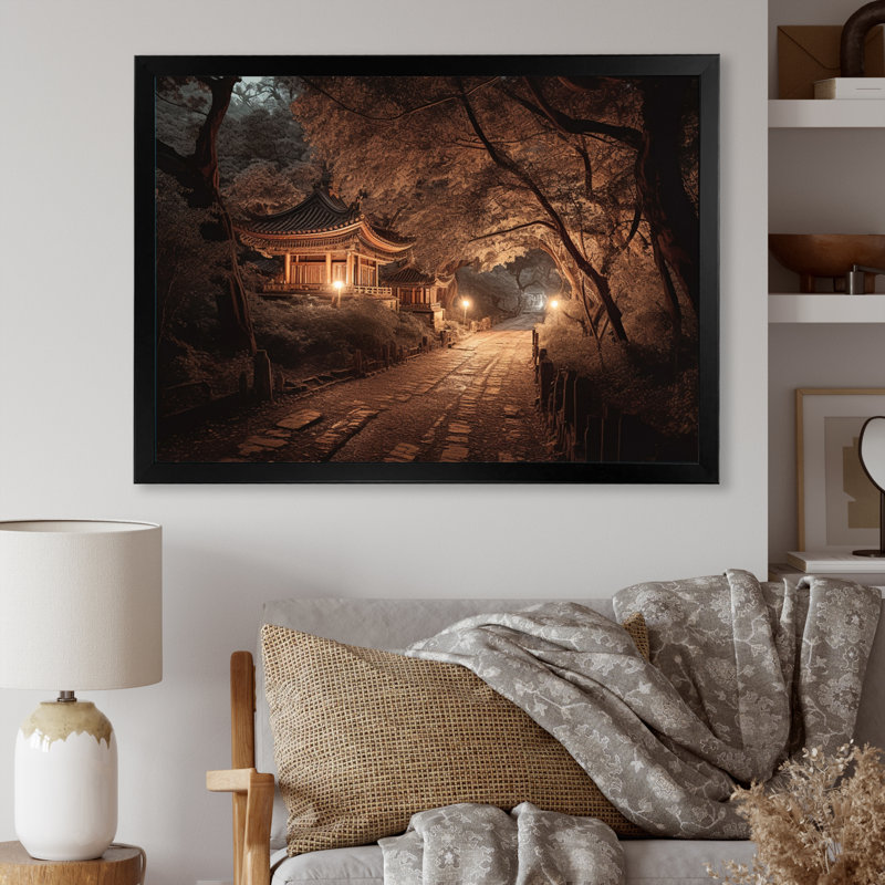 «Capture de la beauté de l'asie V», reproduction sur toile, Cadre photo noir, H 30 po x l 40 po x P 1,5 po