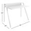 Cant Solid Wood Writing Desk-227399664