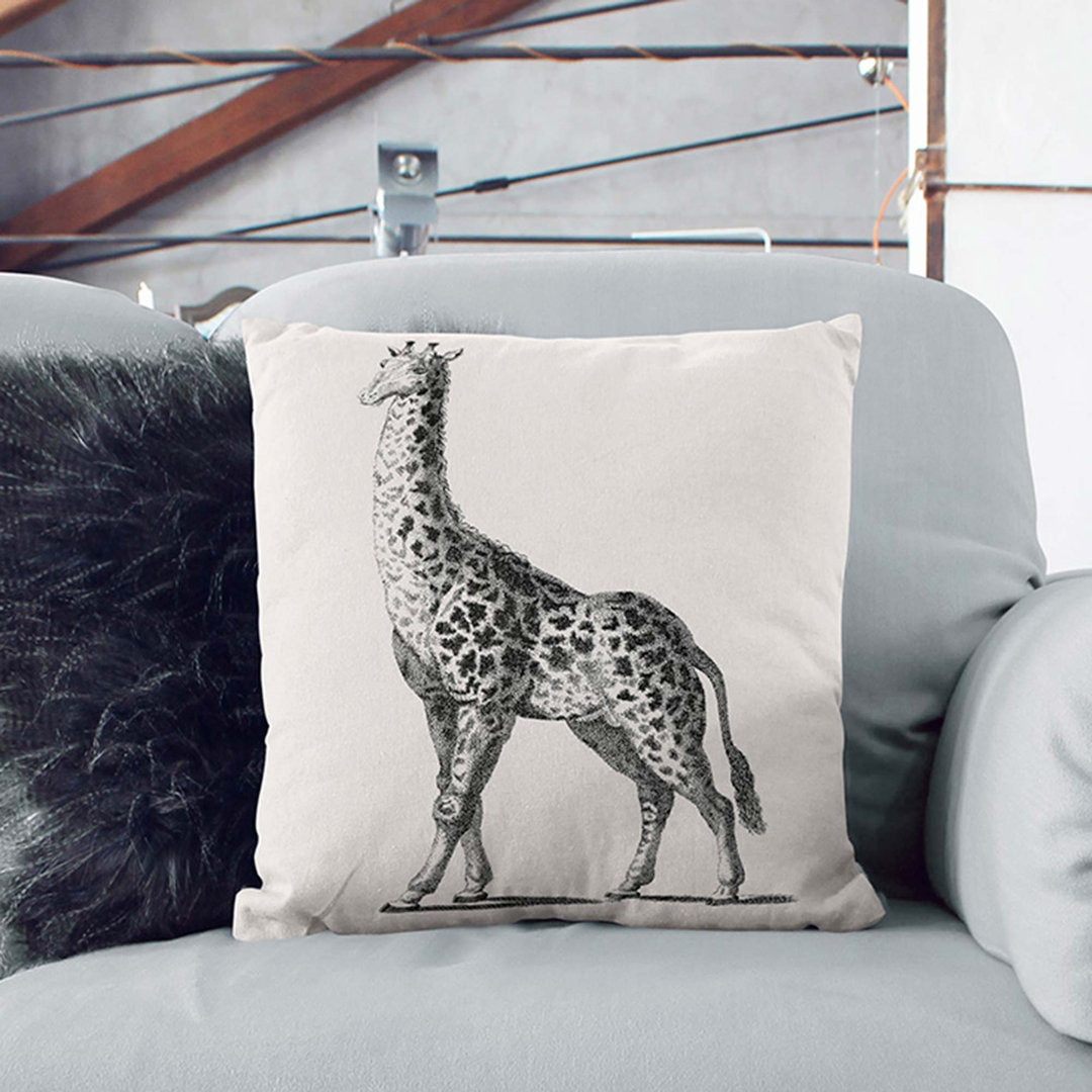 Giraffe by George Shaw Cushion with Filling