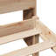 Bookcase Bed Without Mattress Solid Wood Pine-431558604-406247132