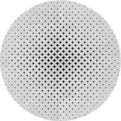 Tapis zone grise à motifs