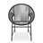 Wicker Outdoor Faux Rattan Acapulco Weave Lounge Chairs-491609102