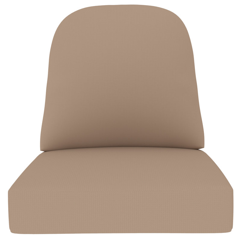 Outdoor Deep Seat Cushion, 22 x 24 x 5 Inch High-Density Foam Patio Chair Cushion with Water-Repellent & UV-Resistant Cover, Lightweight & Tear-Resistant Seat & Back Cushion
