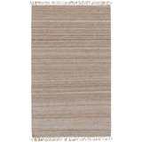 Bostic Striped Handmade Flatweave Wool/Cotton Sand Area Rug