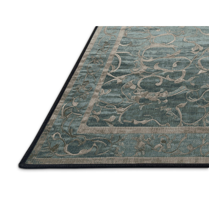 Tapis gris lavable à la machine