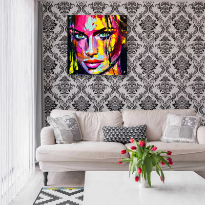 «Discern The Limits Of Darkness», art mural en verre acrylique