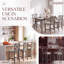 Tabouret de bar rembourré de 26 po en bois massif-1275860292-1275860288