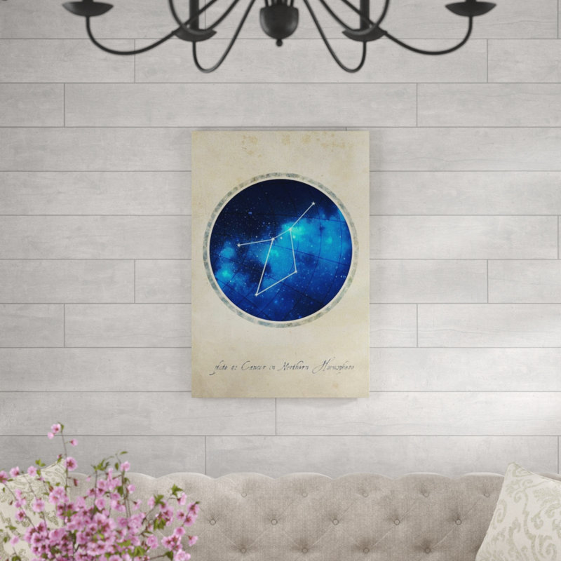 Cancer - impression, Couche de verre, H 36 po x l 24 po