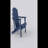 Outdoor Adirondack Chair, Foldable With Dual Cup Holder, Composite Material With Wood Texture-1662919204