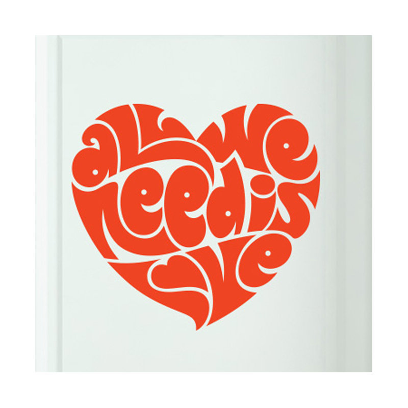 Wall Decal, Orange