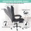 High Backrest Two-Point Massage Ergonomics Office Chair-1180492403
