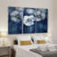 Blooming Poppies - Ensemble d'impressions multiples sur toile-24014802