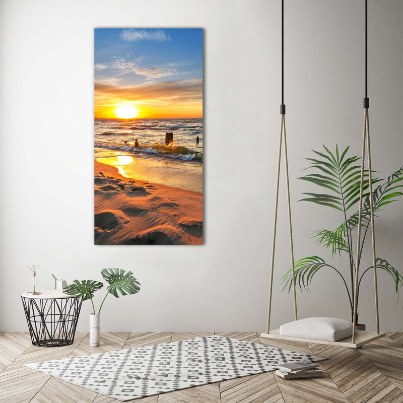 Sunset Sea - Wrapped Canvas Print
