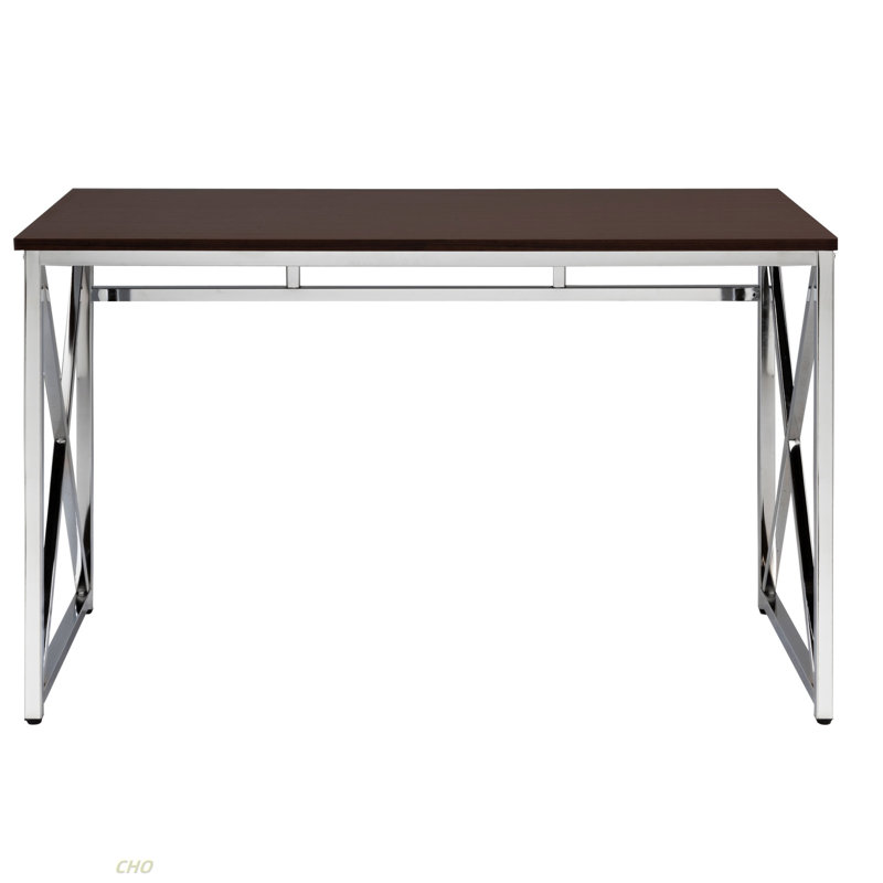 Bureau en MDF Madison / chrome Madison