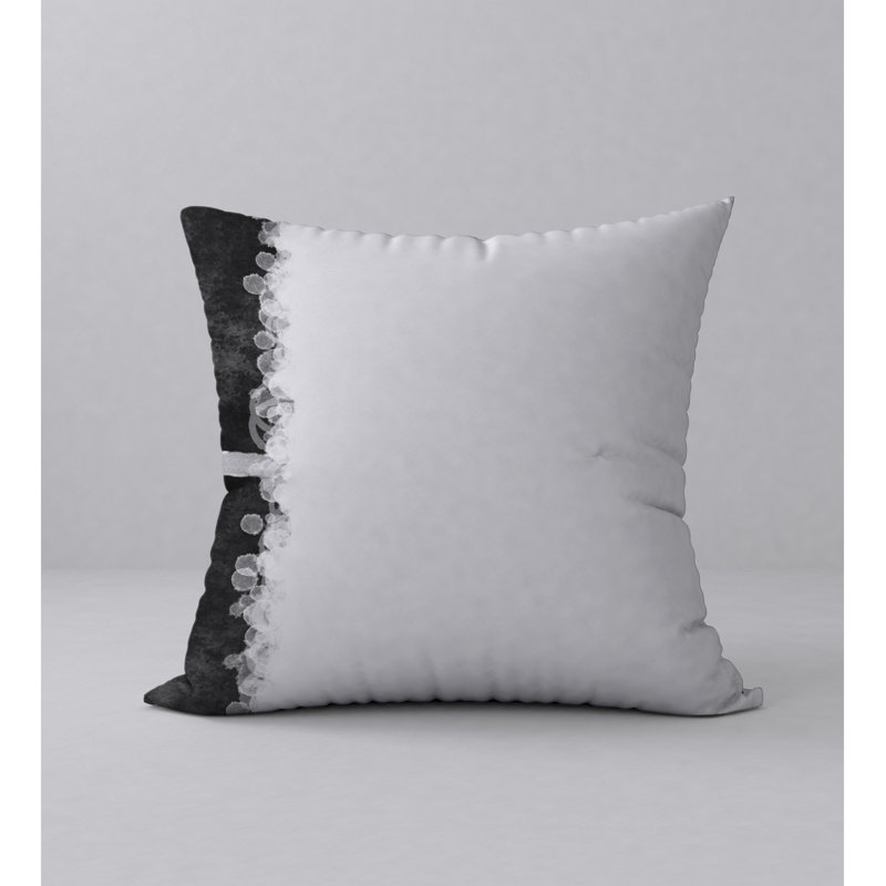 Abstract Reversible Throw Pillow, 24" x 24"